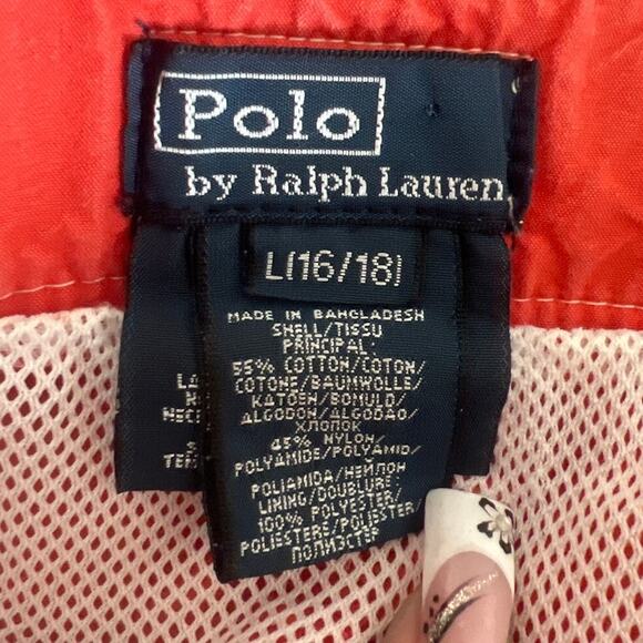 Polo Ralph Lauren Orange Swimming Trunks Large 16/18 - Picture 2 of 7